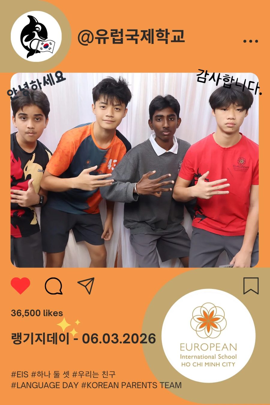 Language Day 2026 at European International School (EIS) in Ho Chi Minh City