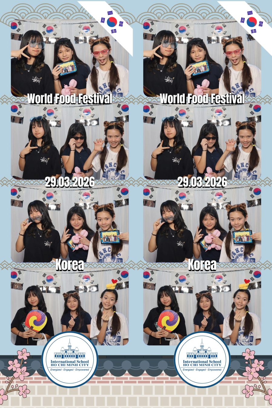 Chupbox Photobooth photos at International School HCMC (ISHCMC)