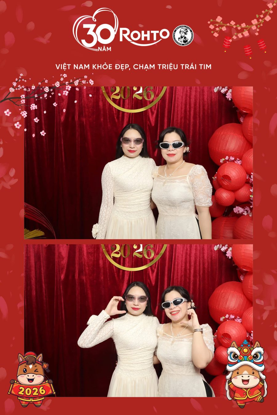 Rohto Vietnam Year-end Party with Chupbox Photobooth