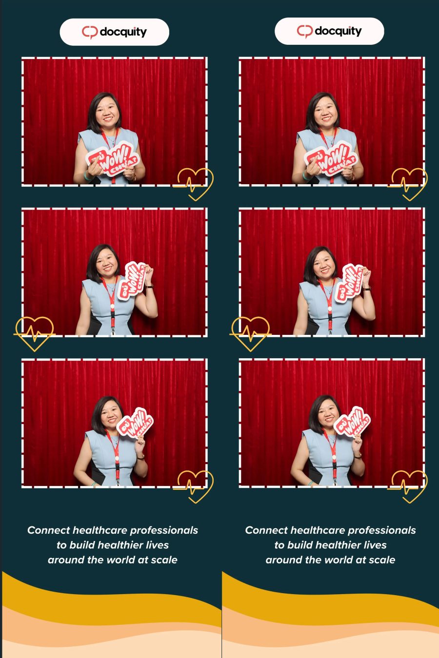 Chupbox Photobooth operation at Docquity company event