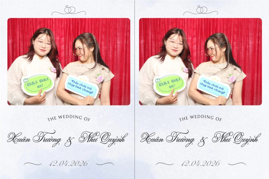 Chupbox Wedding Photobooth for Truong & Quynh at Luxury Palace