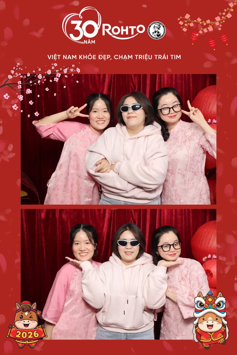 Rohto Vietnam Year-end Party with Chupbox Photobooth