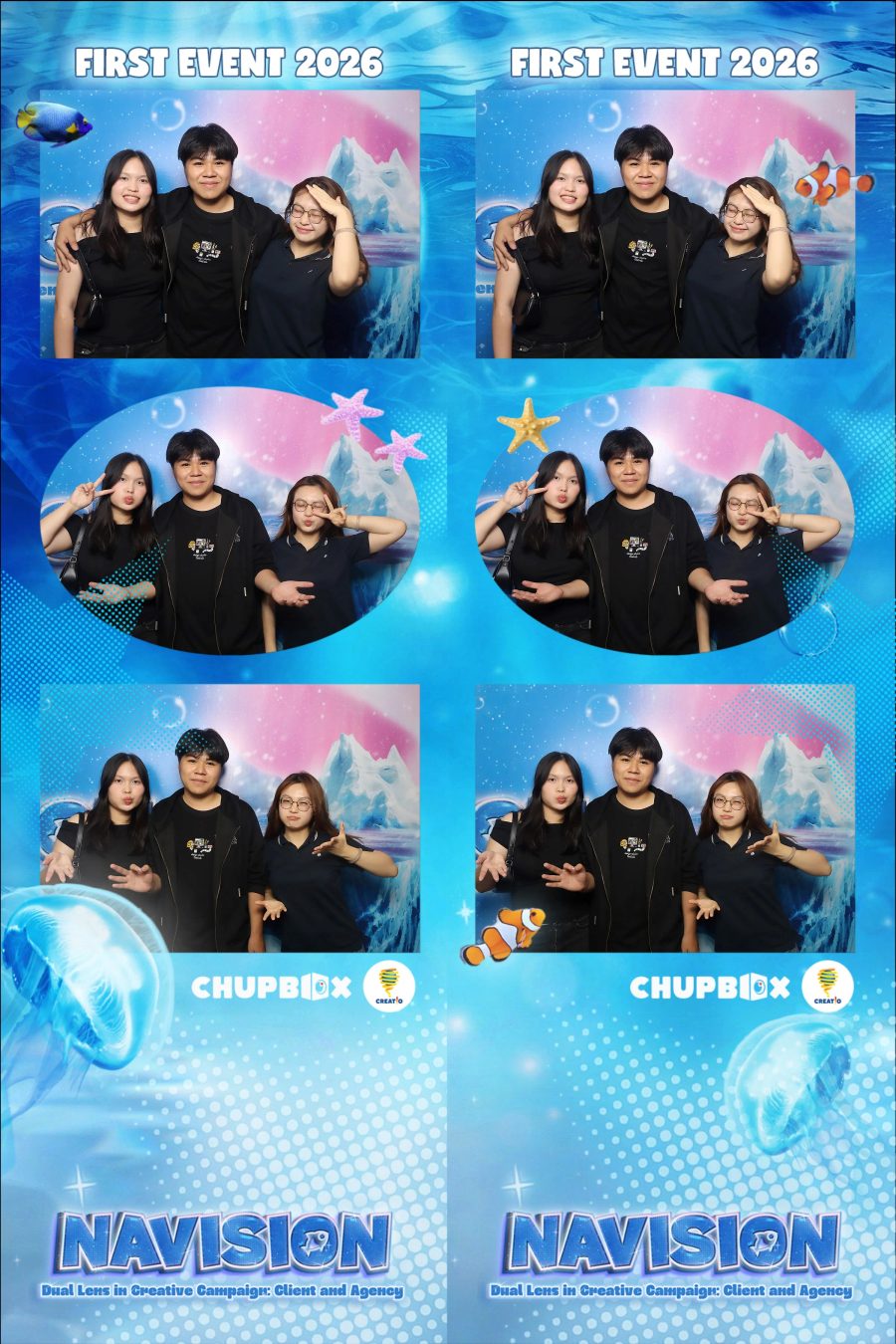 Chupbox Photobooth Photo at FIRST EVENT 2026 of Marketing Club Creatio