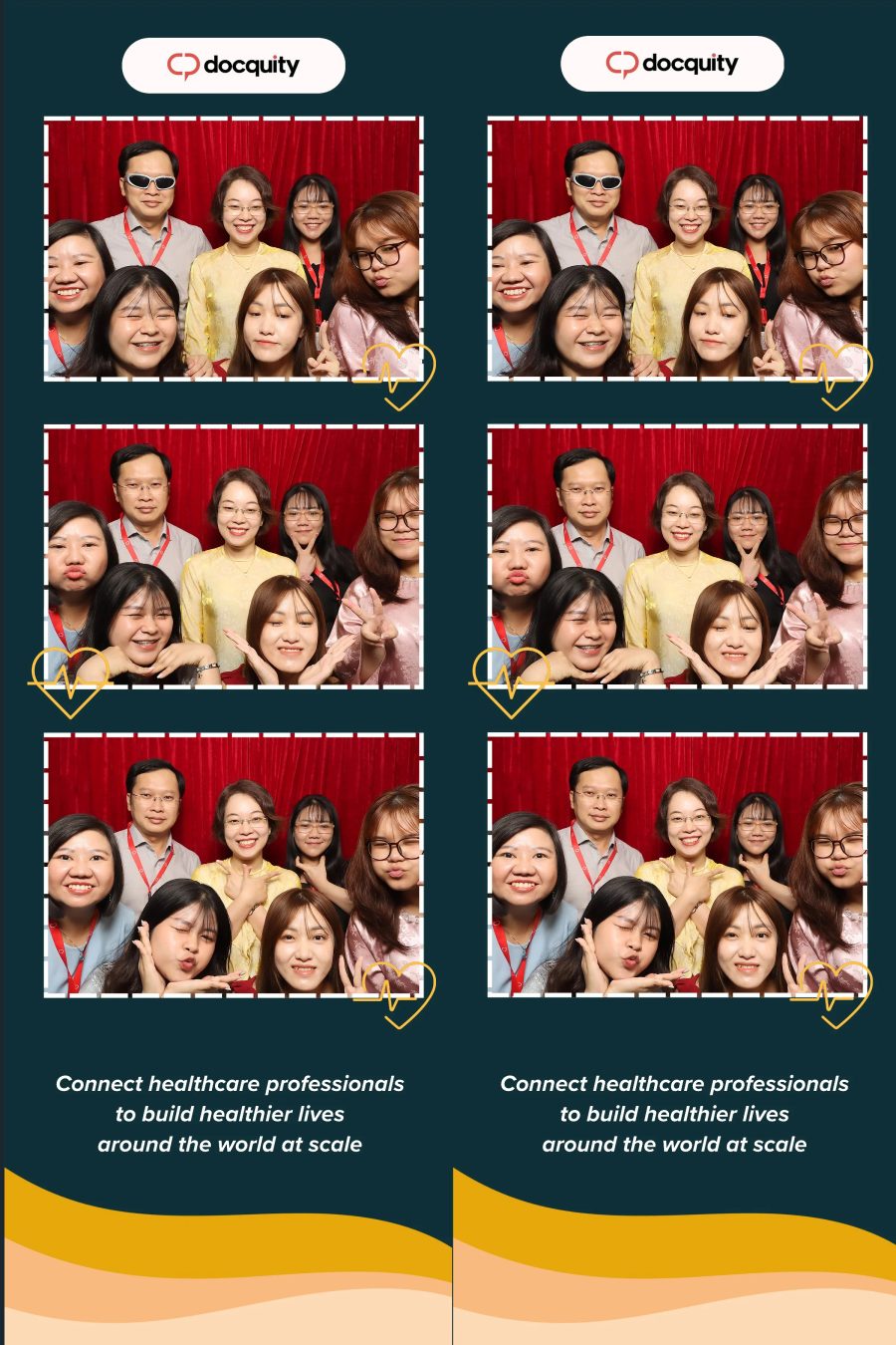 Chupbox Photobooth operation at Docquity company event