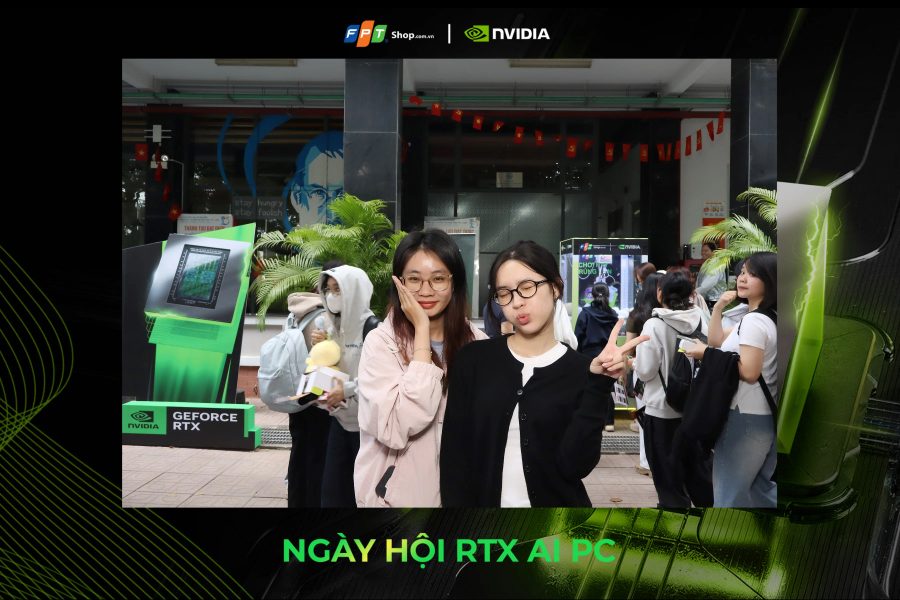 Chupbox Photobooth activity for Nvidia Promotion at University of Economics and Law
