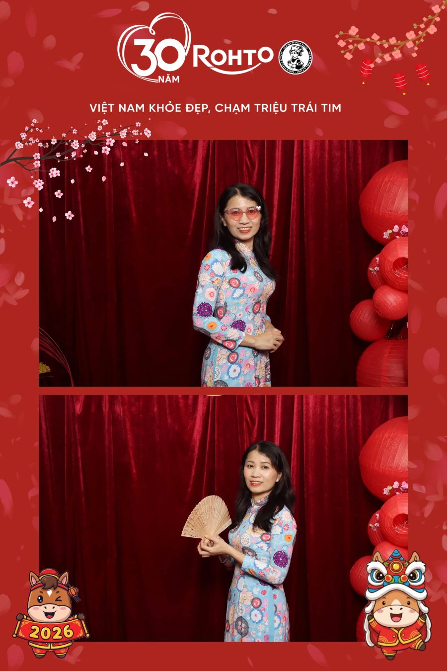 Rohto Vietnam Year-end Party with Chupbox Photobooth