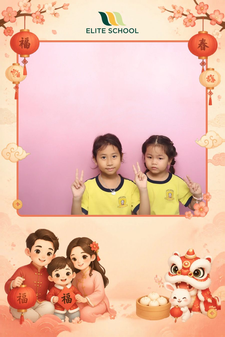 Chupbox Photobooth for Family day at Elite School Binh Duong