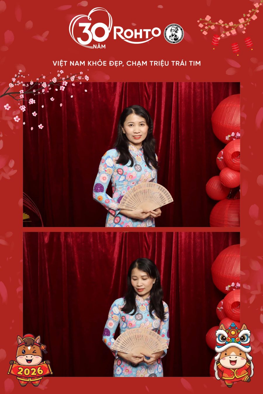 Rohto Vietnam Year-end Party with Chupbox Photobooth