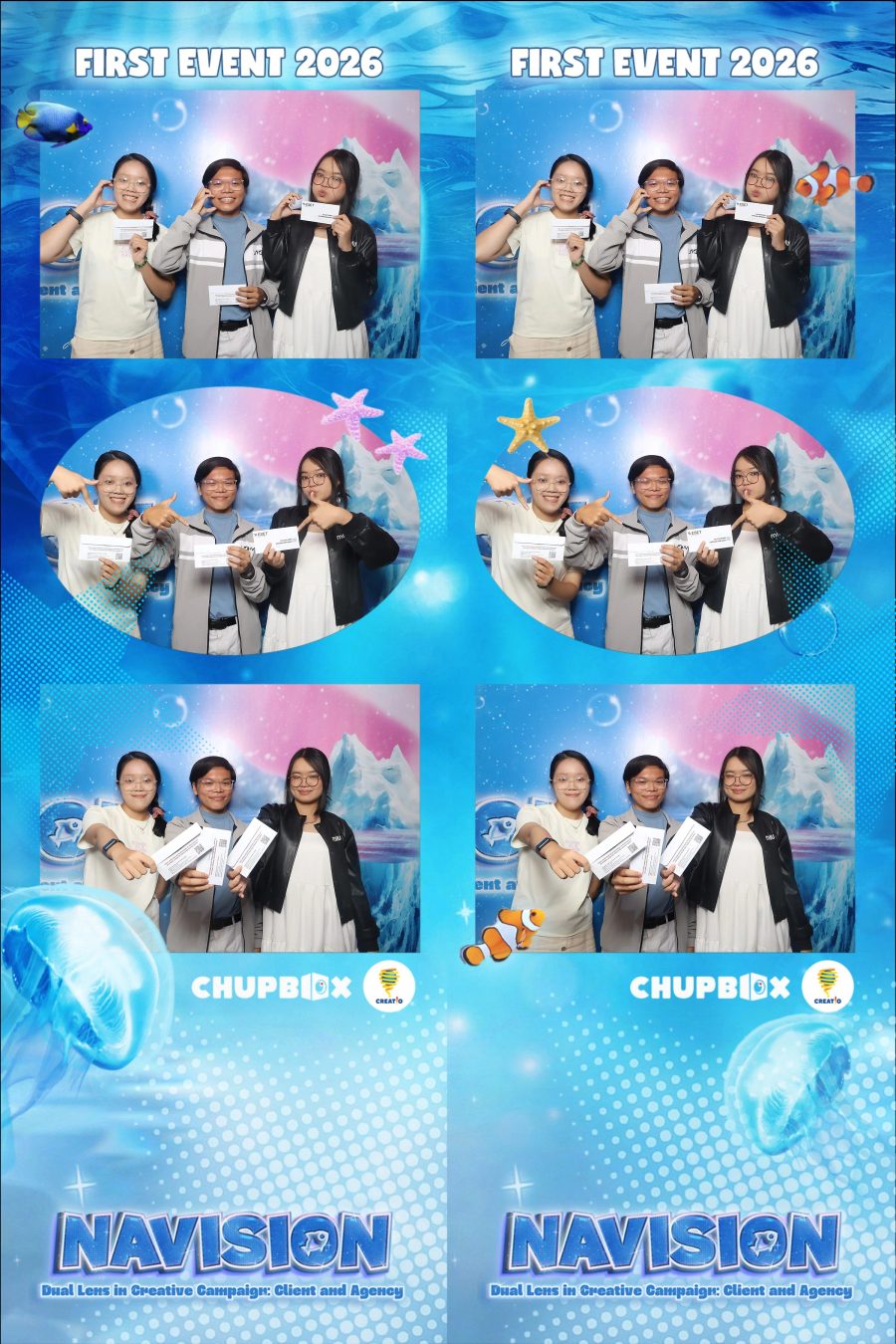 Chupbox Photobooth Photo at FIRST EVENT 2026 of Marketing Club Creatio