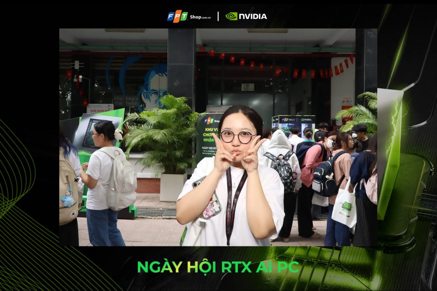 Chupbox Photobooth activity for Nvidia Promotion at University of Economics and Law