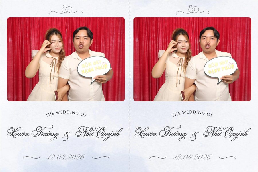 Chupbox Wedding Photobooth for Truong & Quynh at Luxury Palace