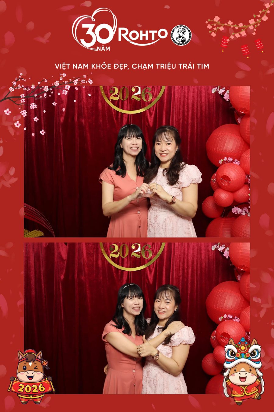 Rohto Vietnam Year-end Party with Chupbox Photobooth