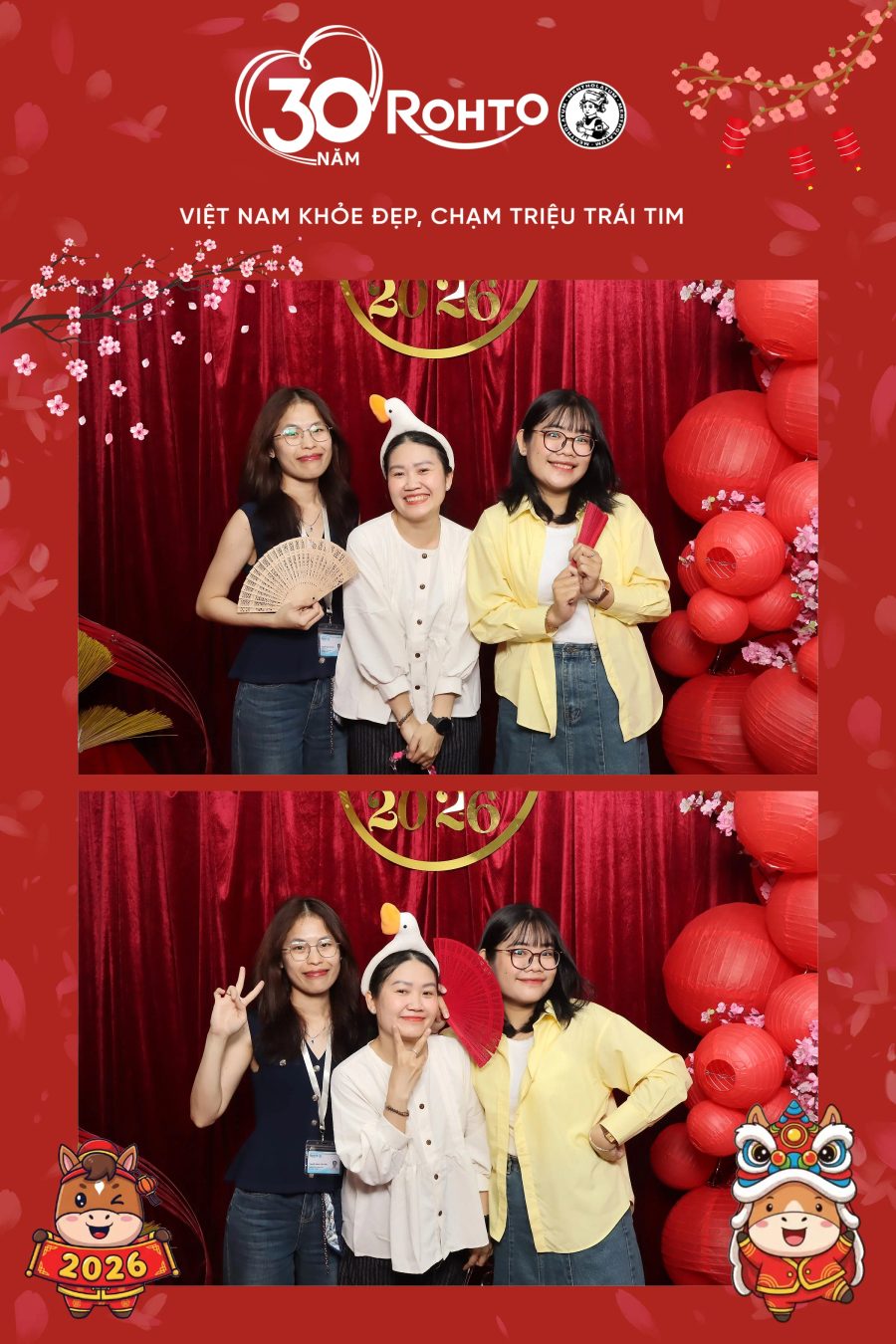 Rohto Vietnam Year-end Party with Chupbox Photobooth
