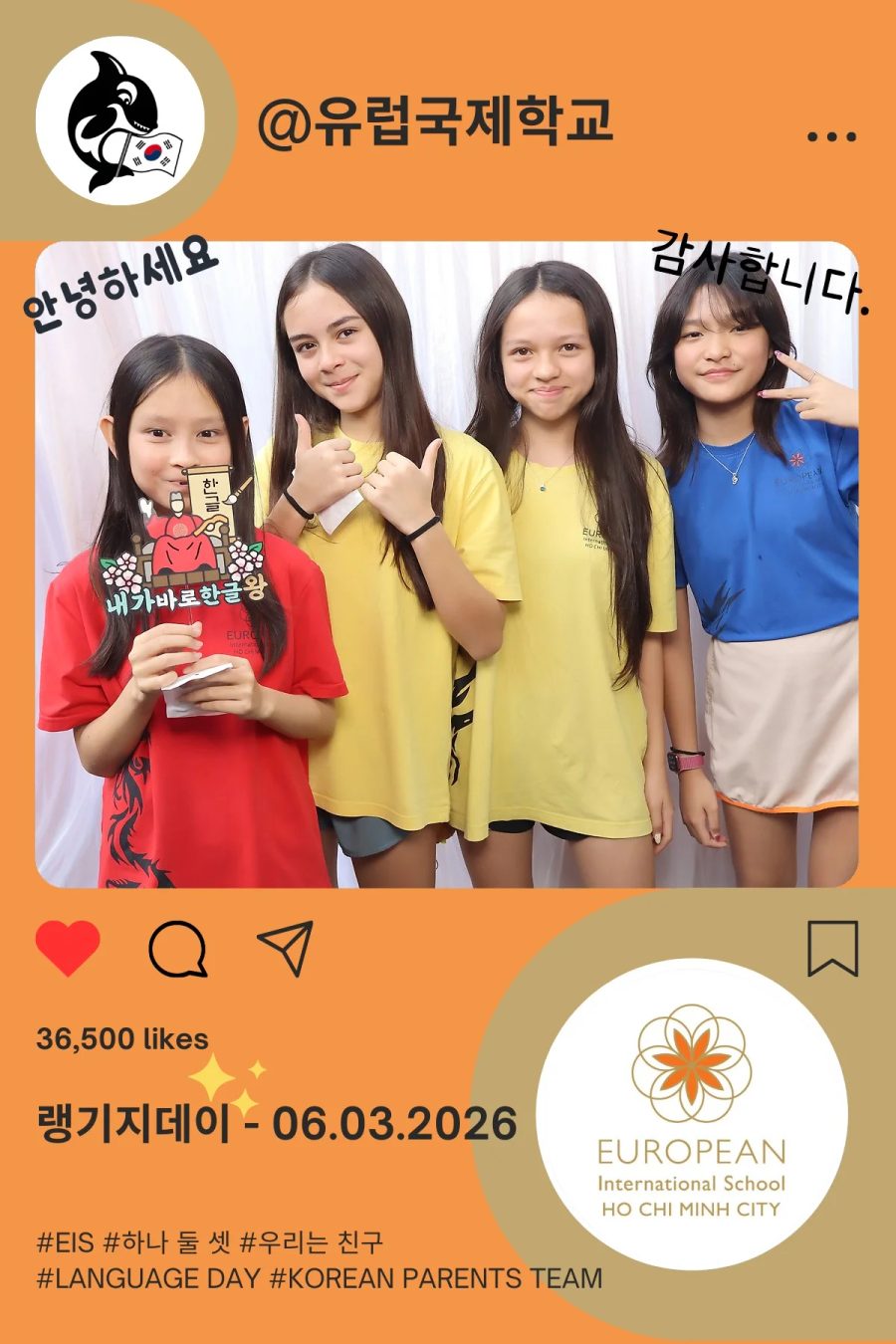 Language Day 2026 at European International School (EIS) in Ho Chi Minh City