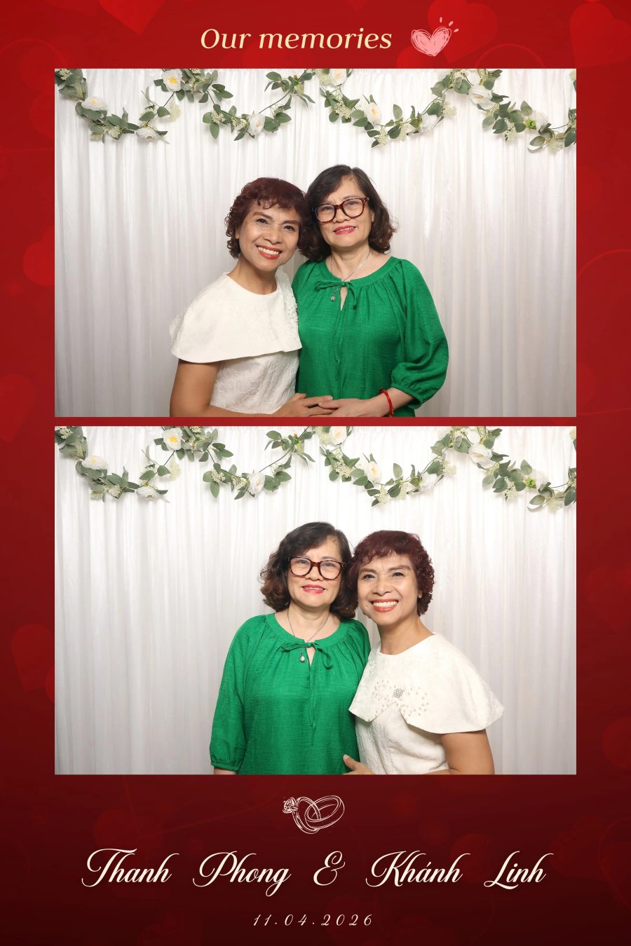 Chupbox Photobooth for Phong & Linh Wedding at Luxury Palace