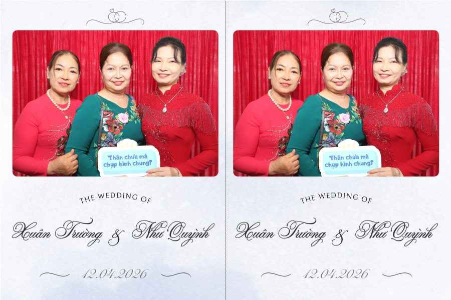 Chupbox Wedding Photobooth for Truong & Quynh at Luxury Palace