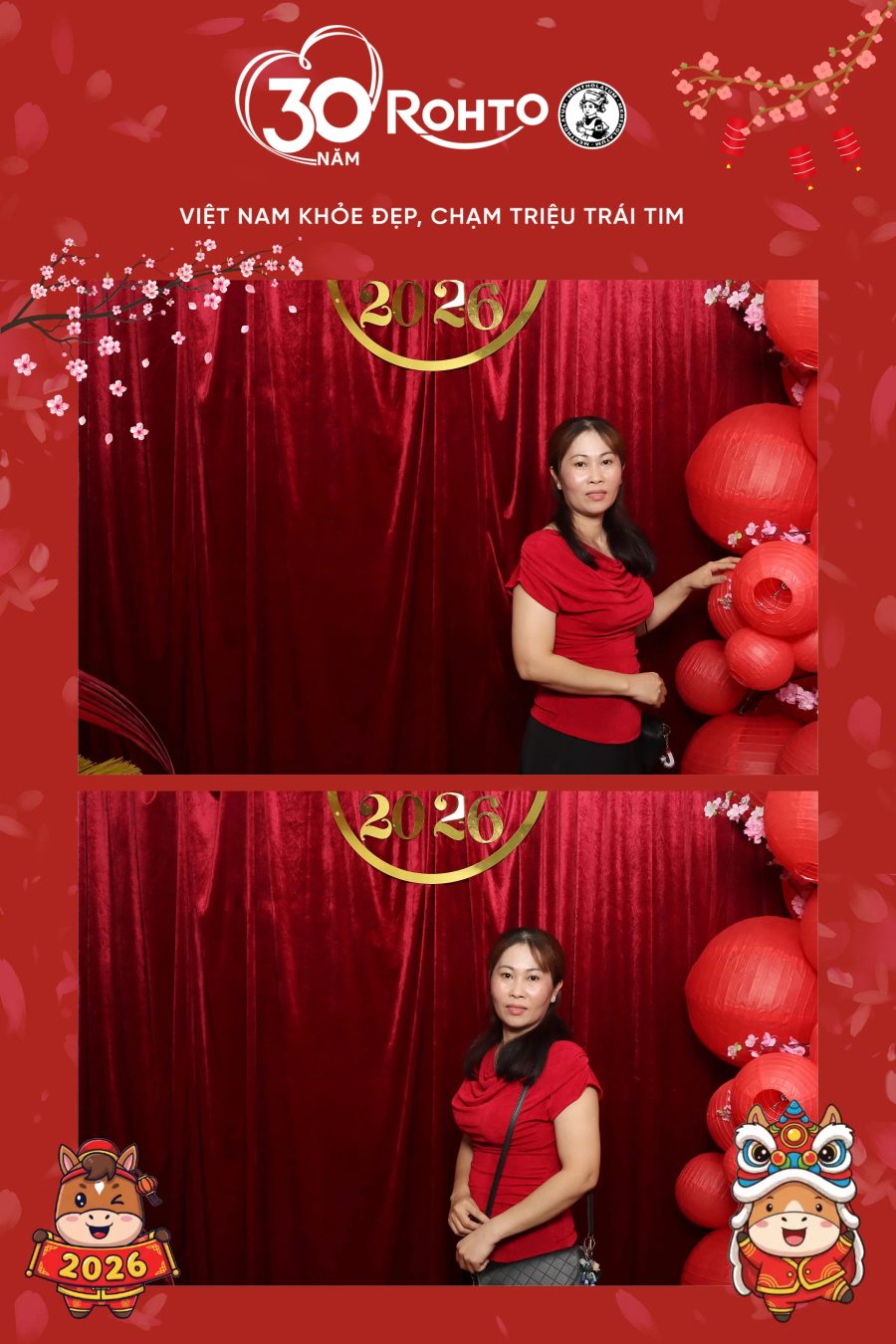 Rohto Vietnam Year-end Party with Chupbox Photobooth