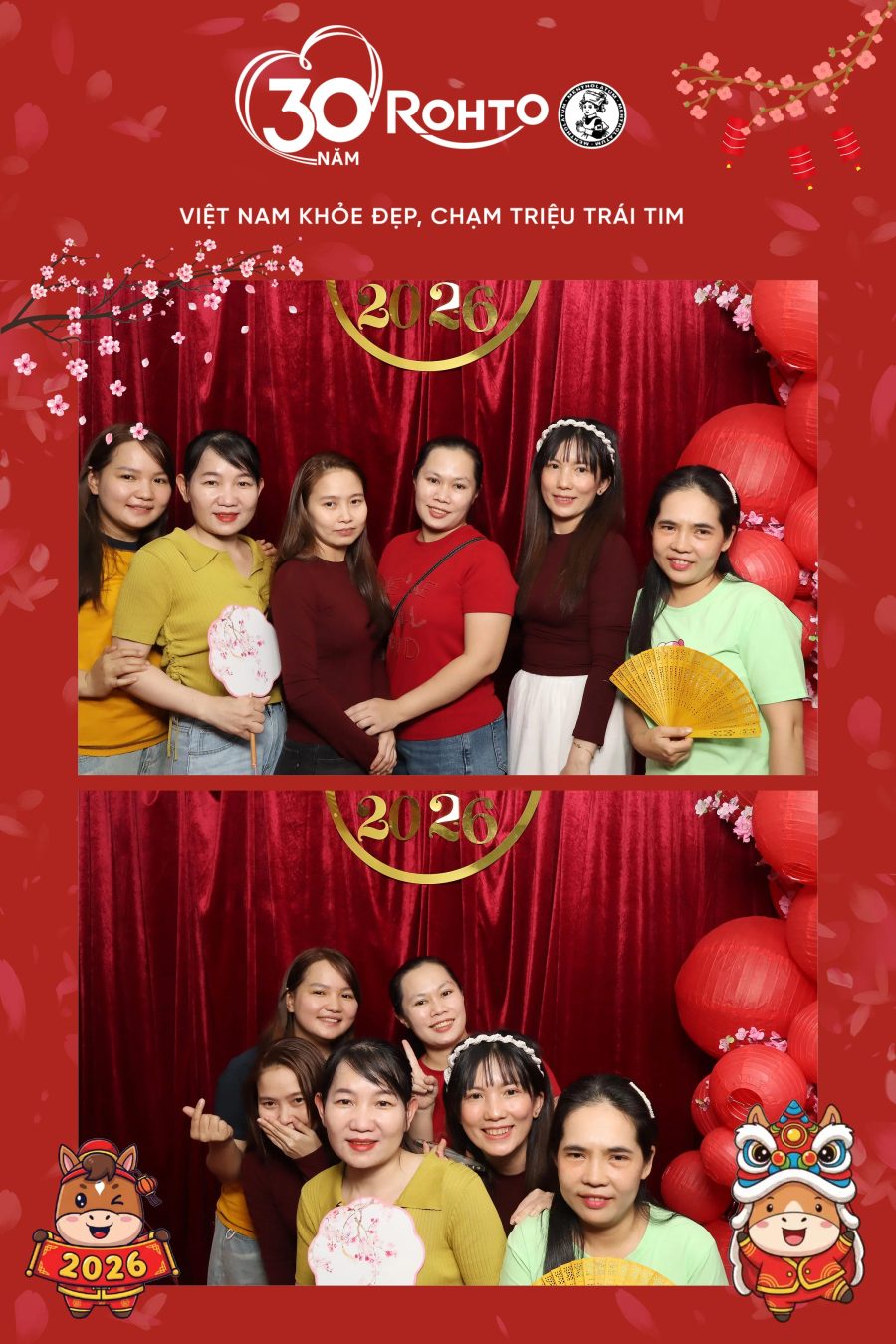 Rohto Vietnam Year-end Party with Chupbox Photobooth
