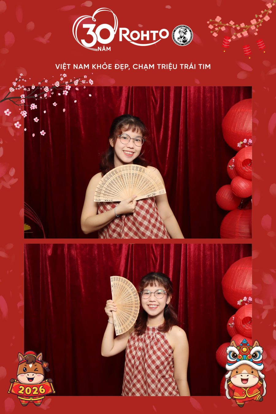 Rohto Vietnam Year-end Party with Chupbox Photobooth