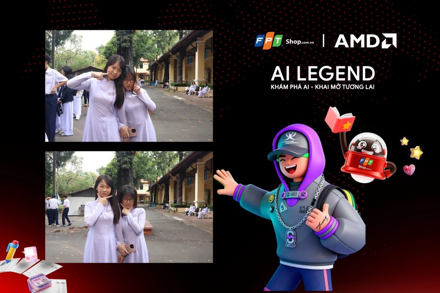 Chupbox Photobooth photo for FPT Shop Event at Nguyễn Thị Minh Khai High School