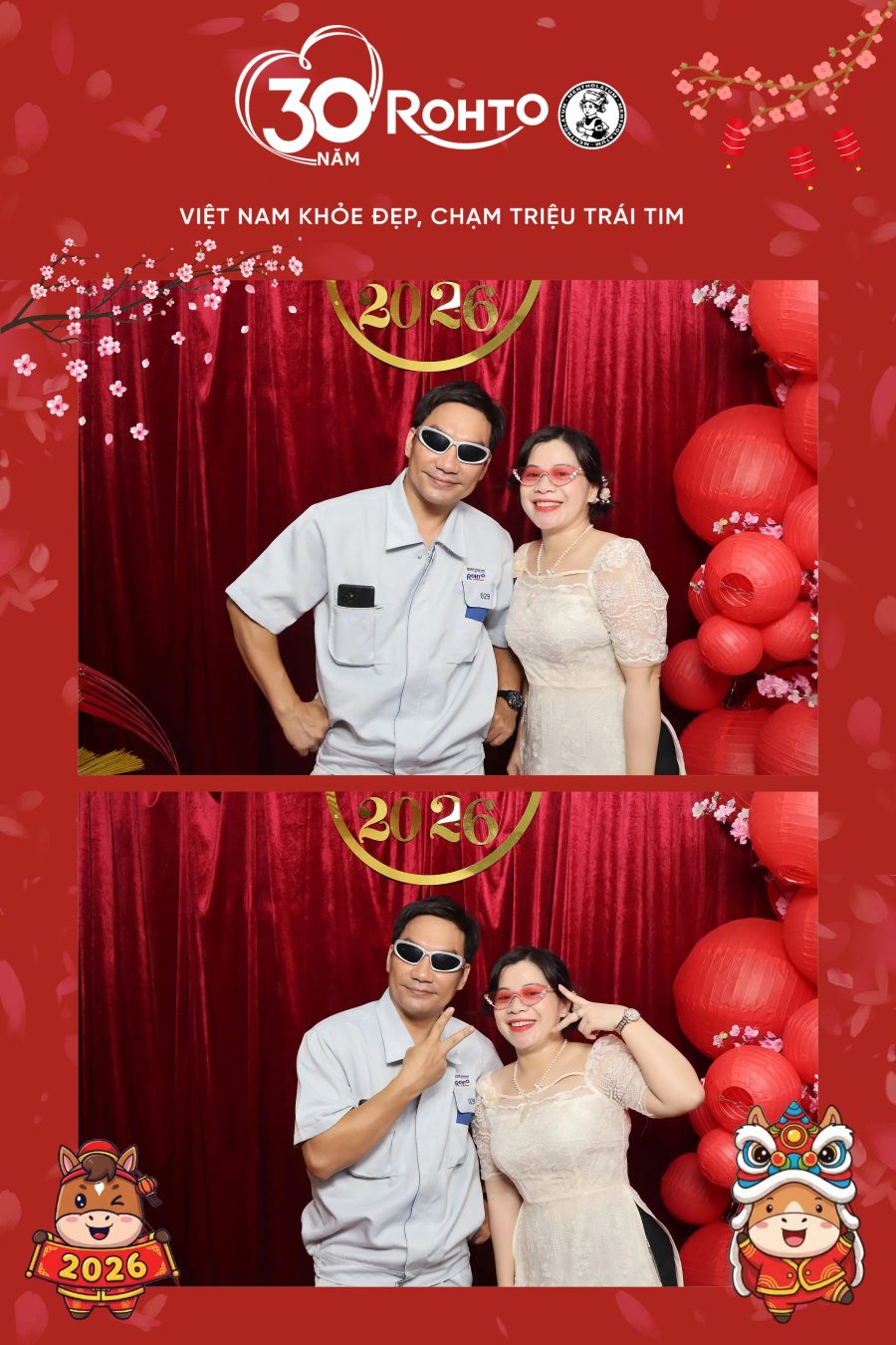 Rohto Vietnam Year-end Party with Chupbox Photobooth