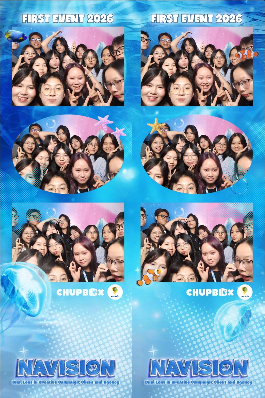 Chupbox Photobooth Photo at FIRST EVENT 2026 of Marketing Club Creatio