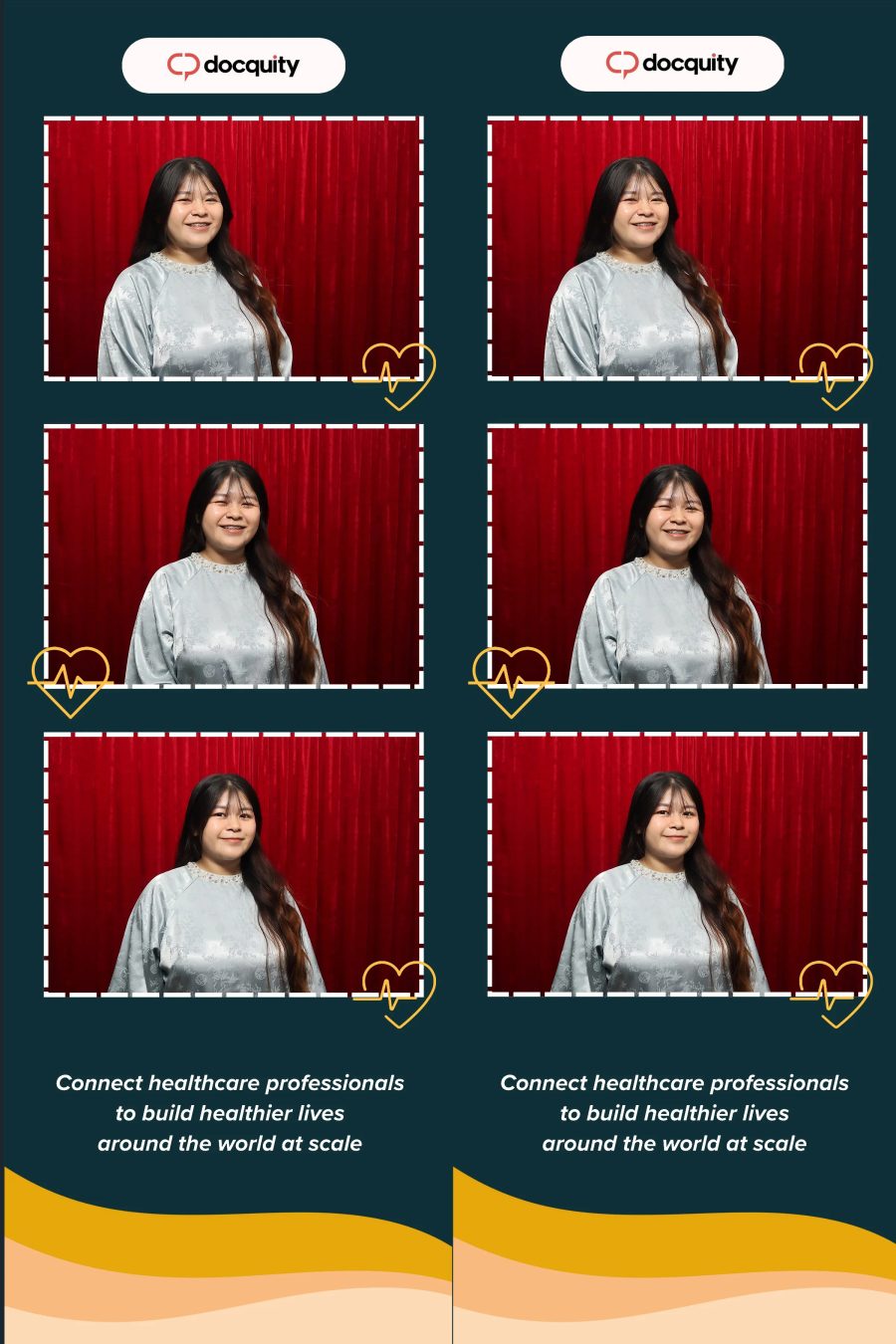 Chupbox Photobooth operation at Docquity company event