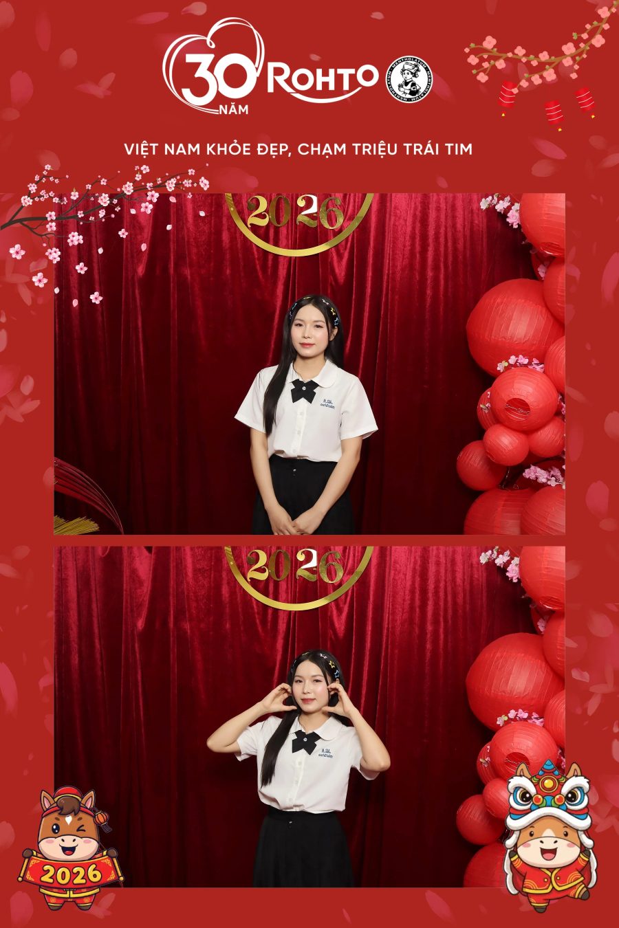 Rohto Vietnam Year-end Party with Chupbox Photobooth