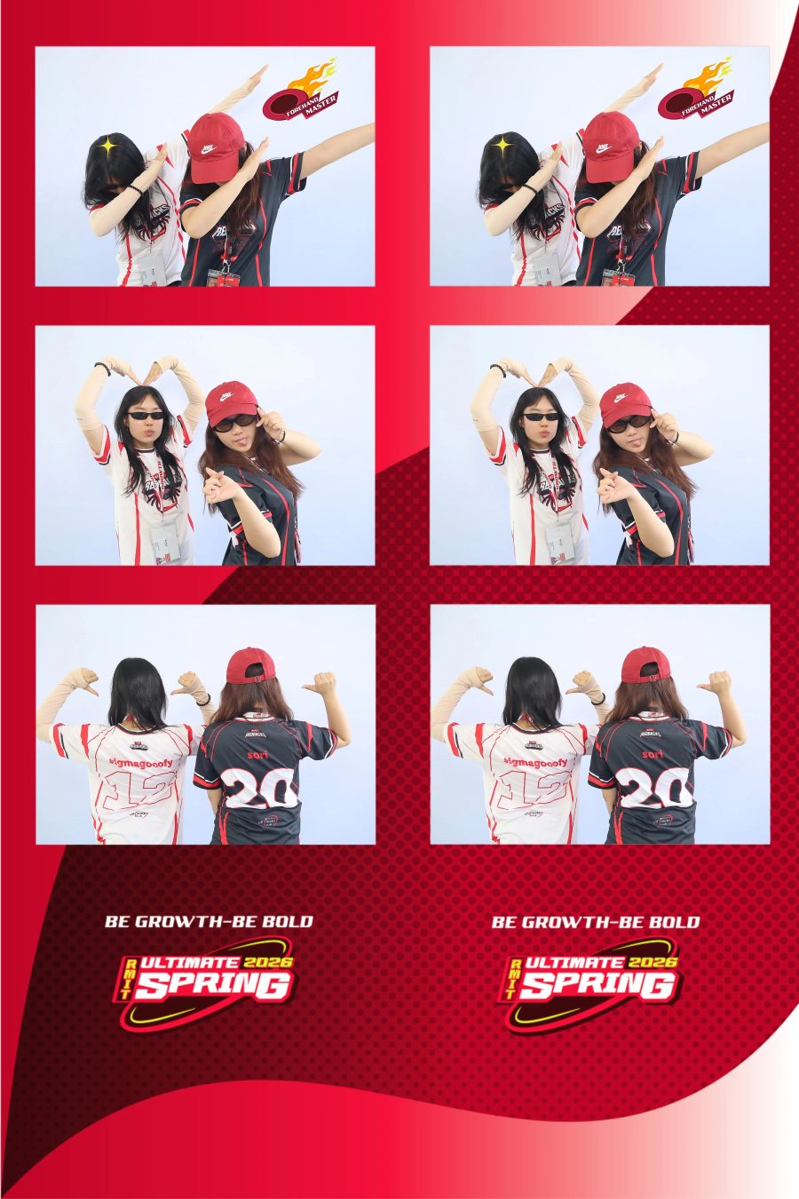 Chupbox Photobooth of RMIT Ultimate Frisbee Club at RMIT university in HCM