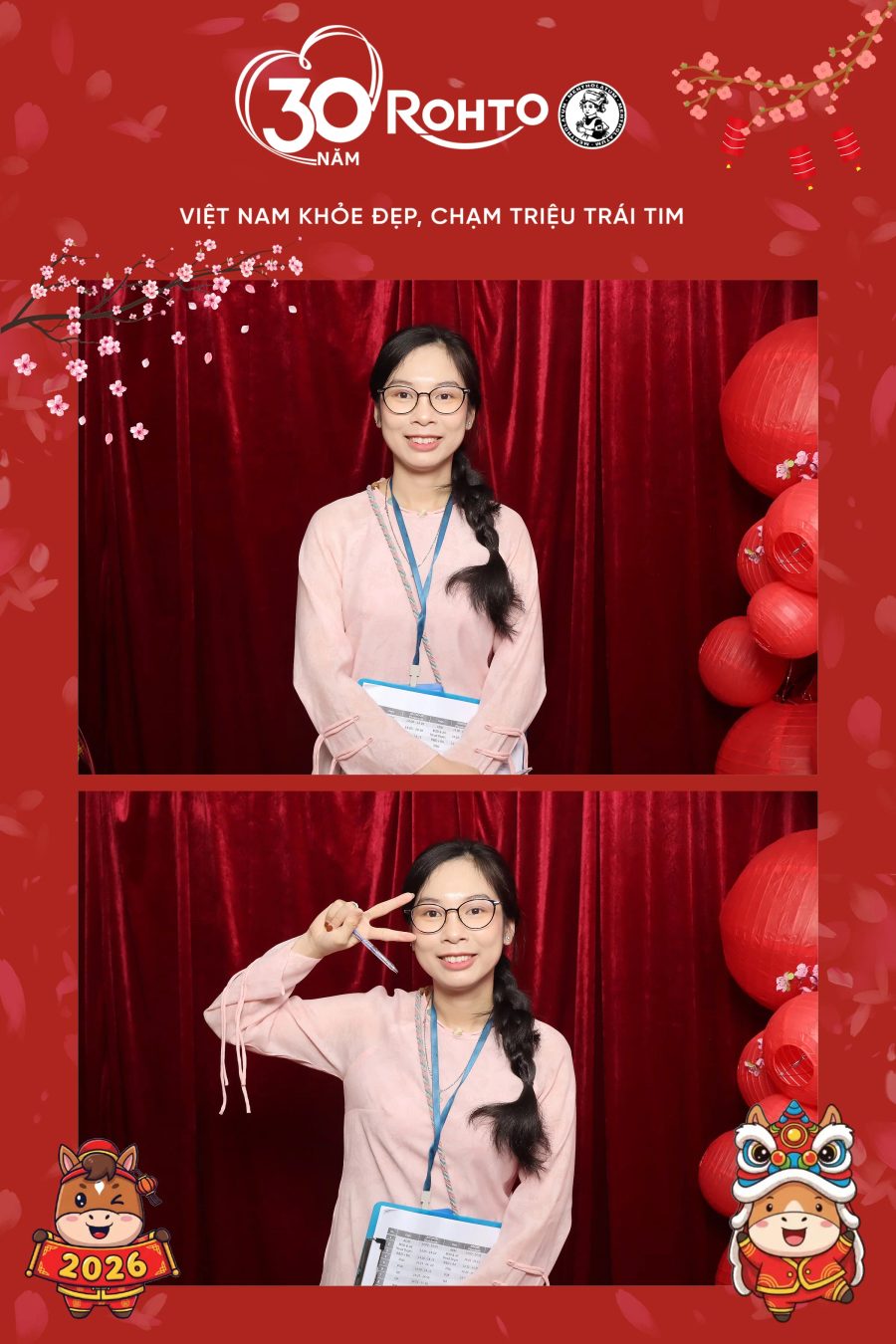 Rohto Vietnam Year-end Party with Chupbox Photobooth
