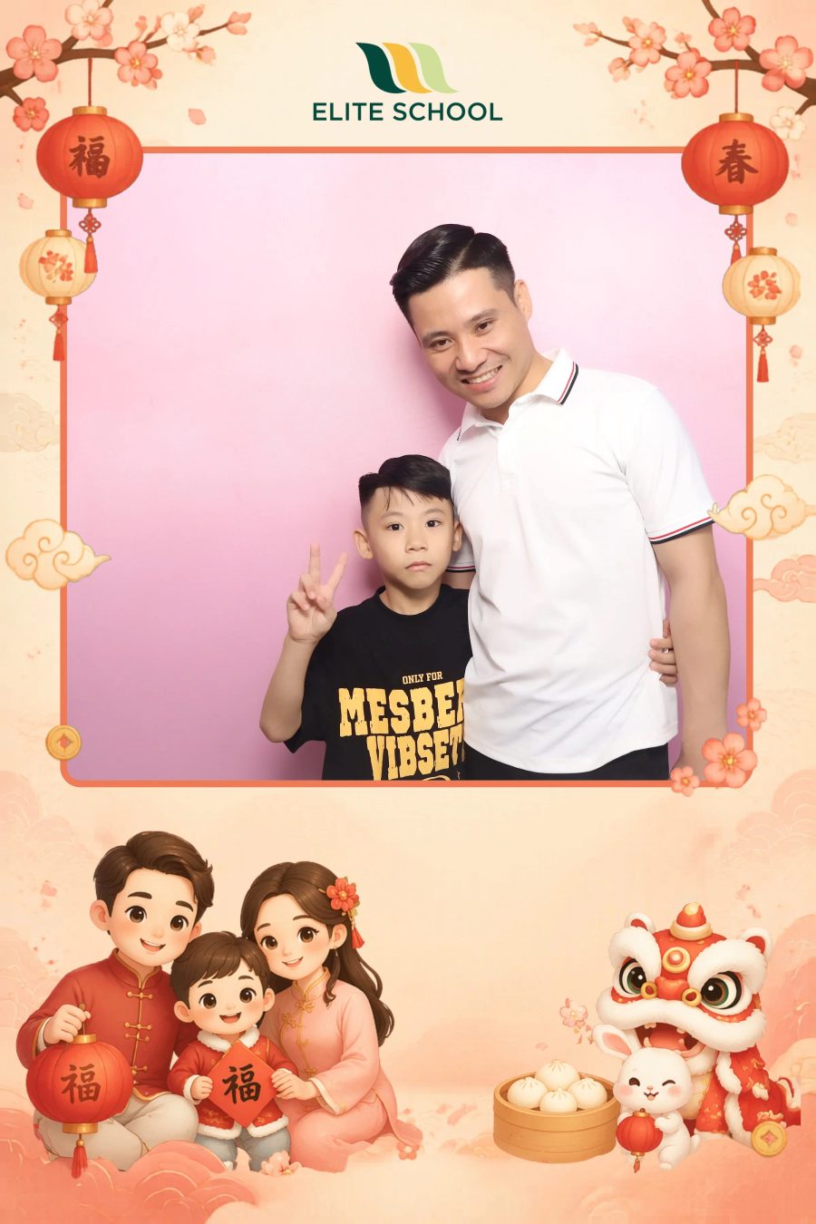 Chupbox Photobooth for Family day at Elite School Binh Duong