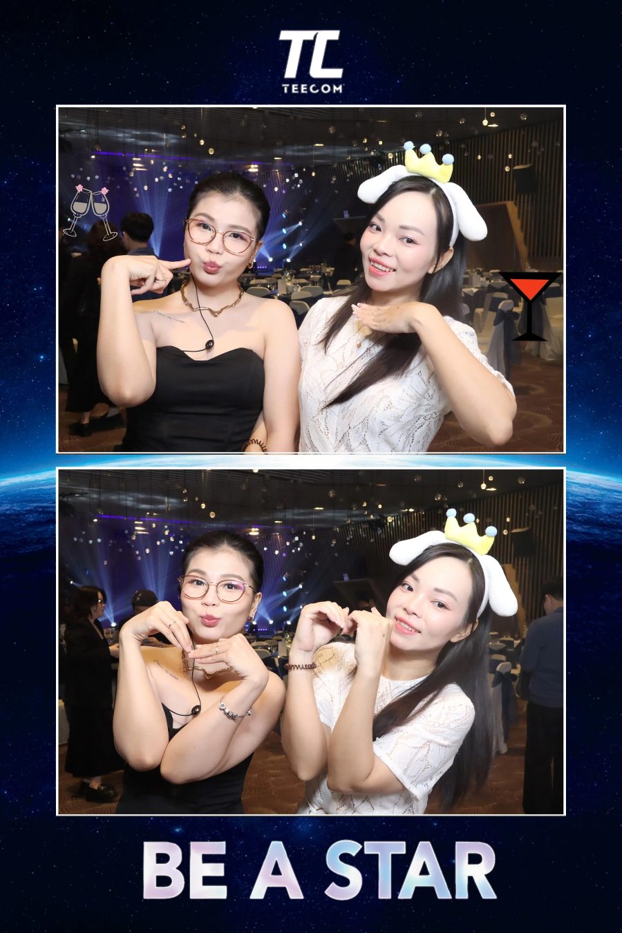 Chupbox Photobooth for Year-end party 2026 of Teecom at Capella Gallery Hall