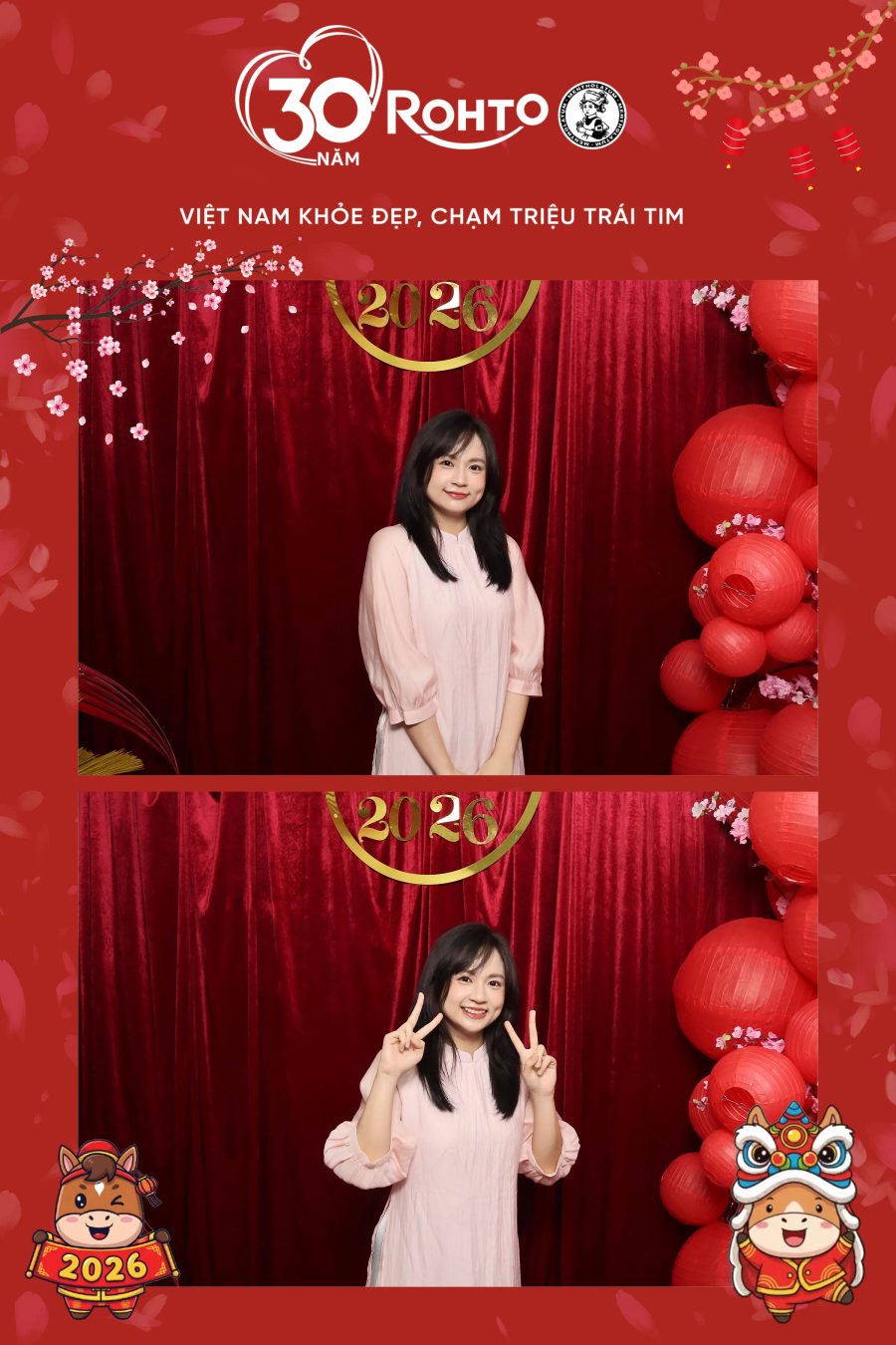 Rohto Vietnam Year-end Party with Chupbox Photobooth