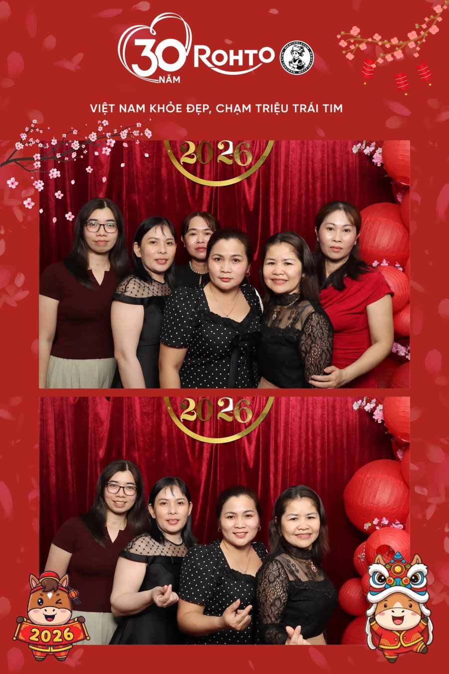 Rohto Vietnam Year-end Party with Chupbox Photobooth