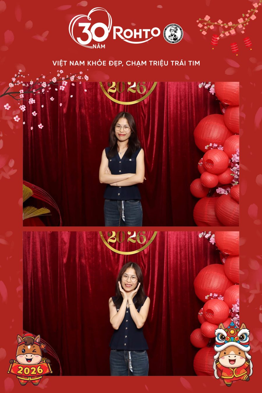 Rohto Vietnam Year-end Party with Chupbox Photobooth
