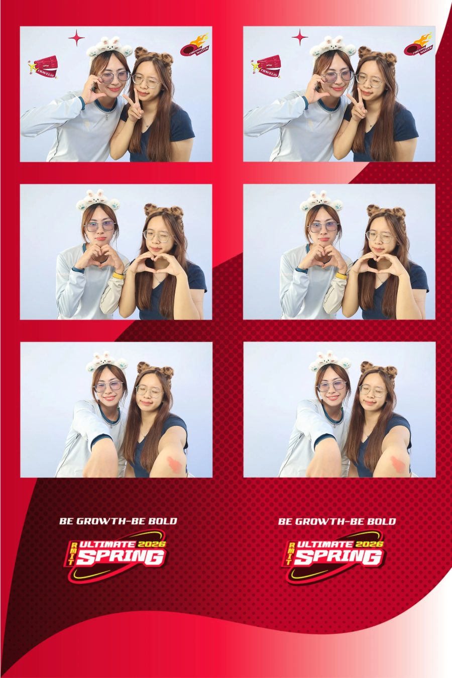 Chupbox Photobooth of RMIT Ultimate Frisbee Club at RMIT university in HCM