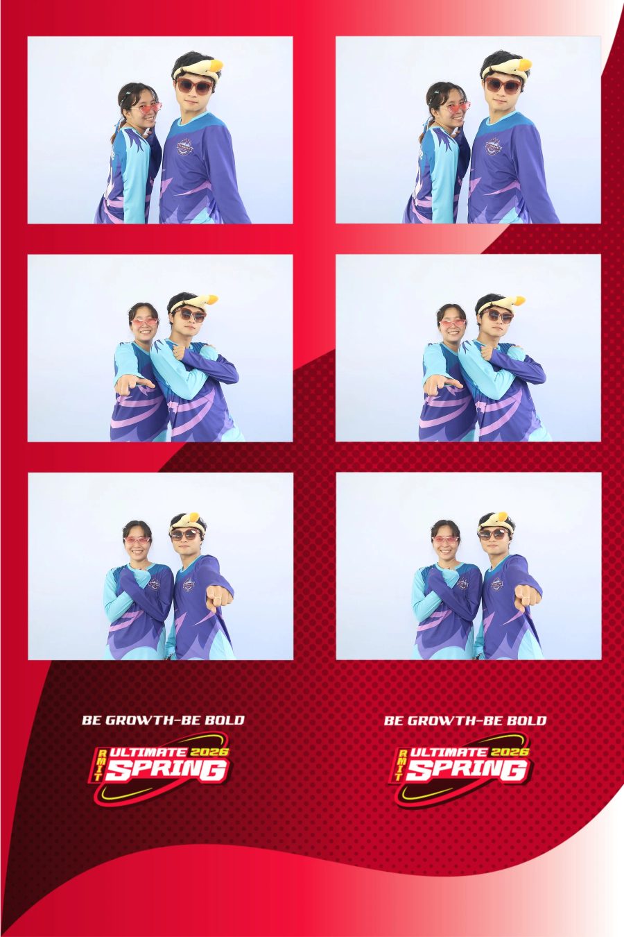 Chupbox Photobooth of RMIT Ultimate Frisbee Club at RMIT university in HCM