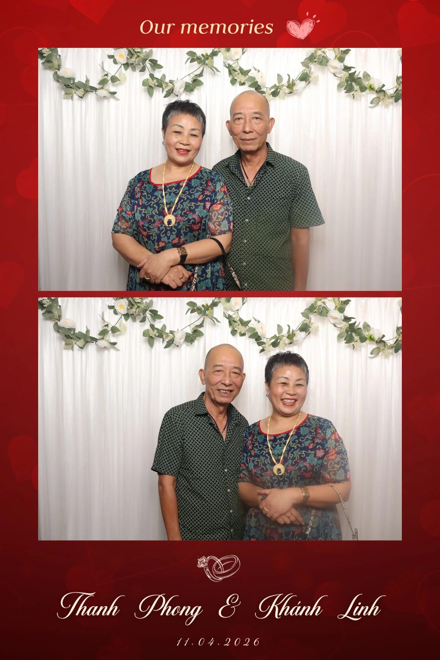 Chupbox Photobooth for Phong & Linh Wedding at Luxury Palace