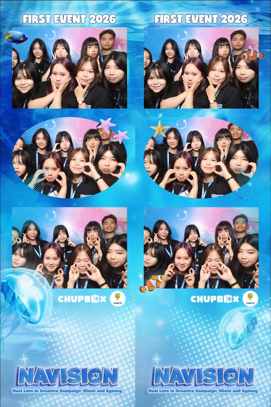 Chupbox Photobooth Photo at FIRST EVENT 2026 of Marketing Club Creatio