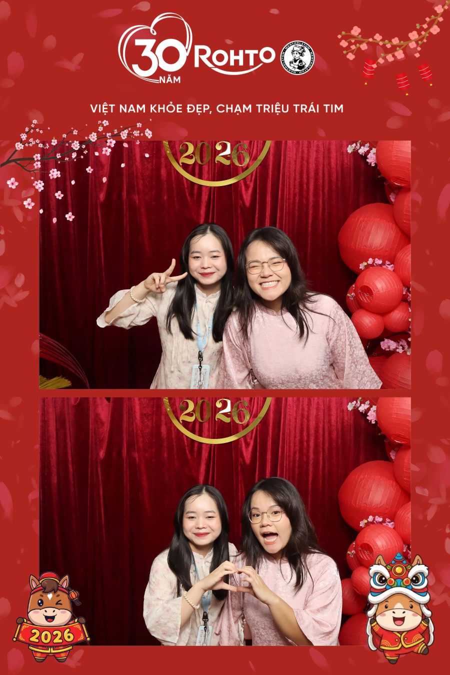 Rohto Vietnam Year-end Party with Chupbox Photobooth