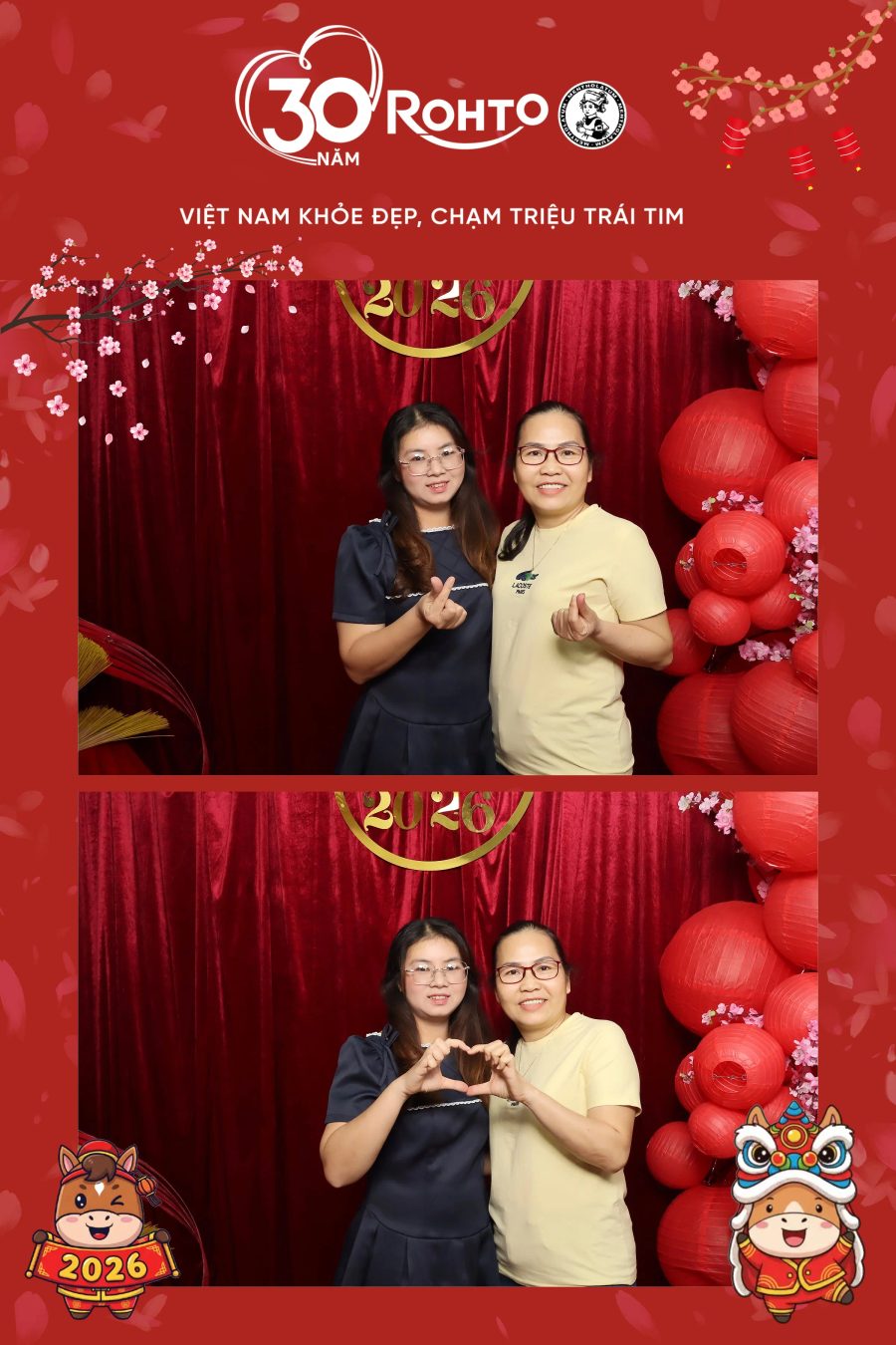 Rohto Vietnam Year-end Party with Chupbox Photobooth