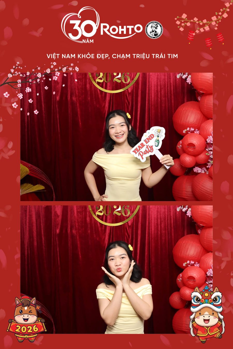 Rohto Vietnam Year-end Party with Chupbox Photobooth