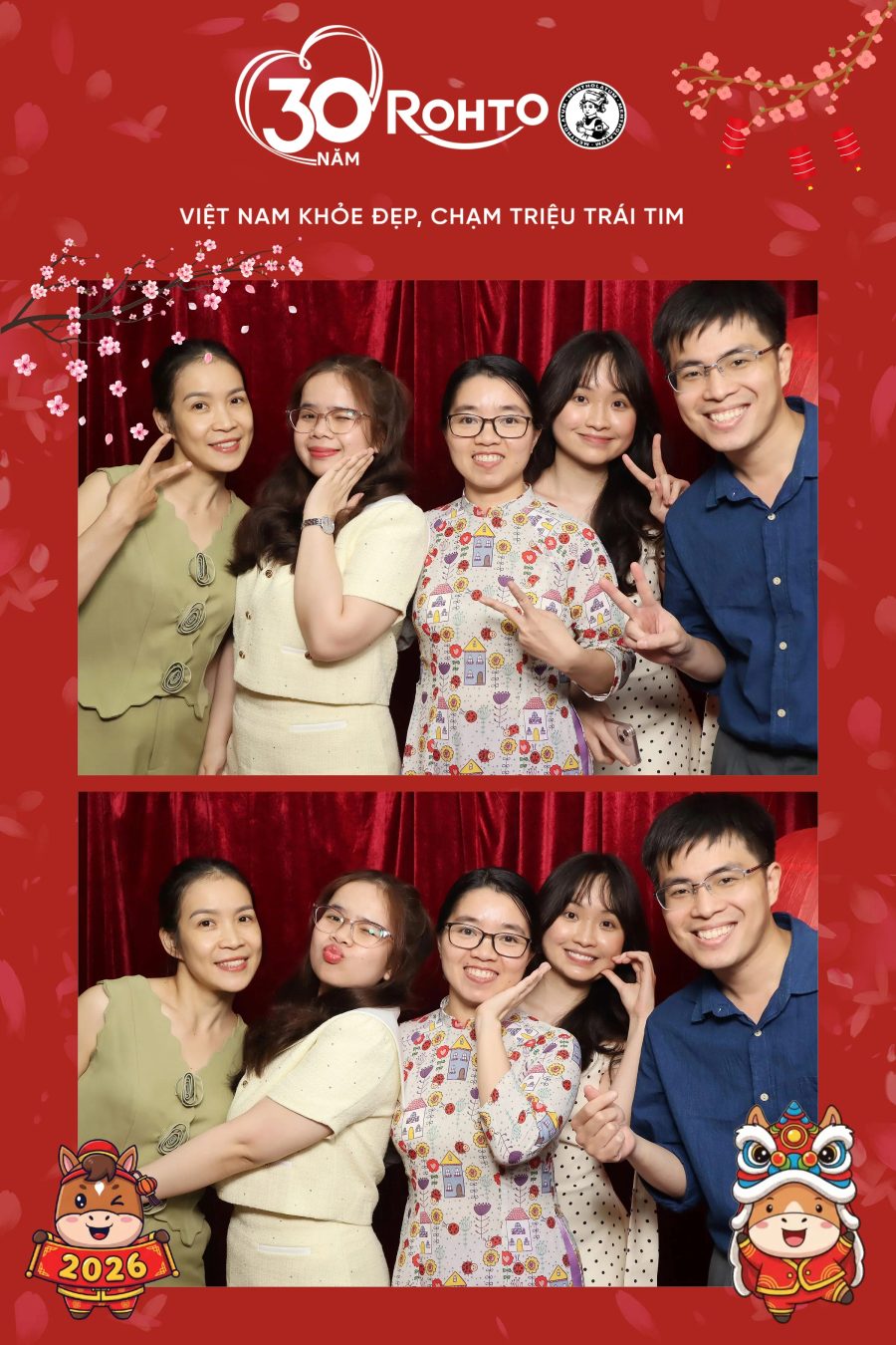 Rohto Vietnam Year-end Party with Chupbox Photobooth