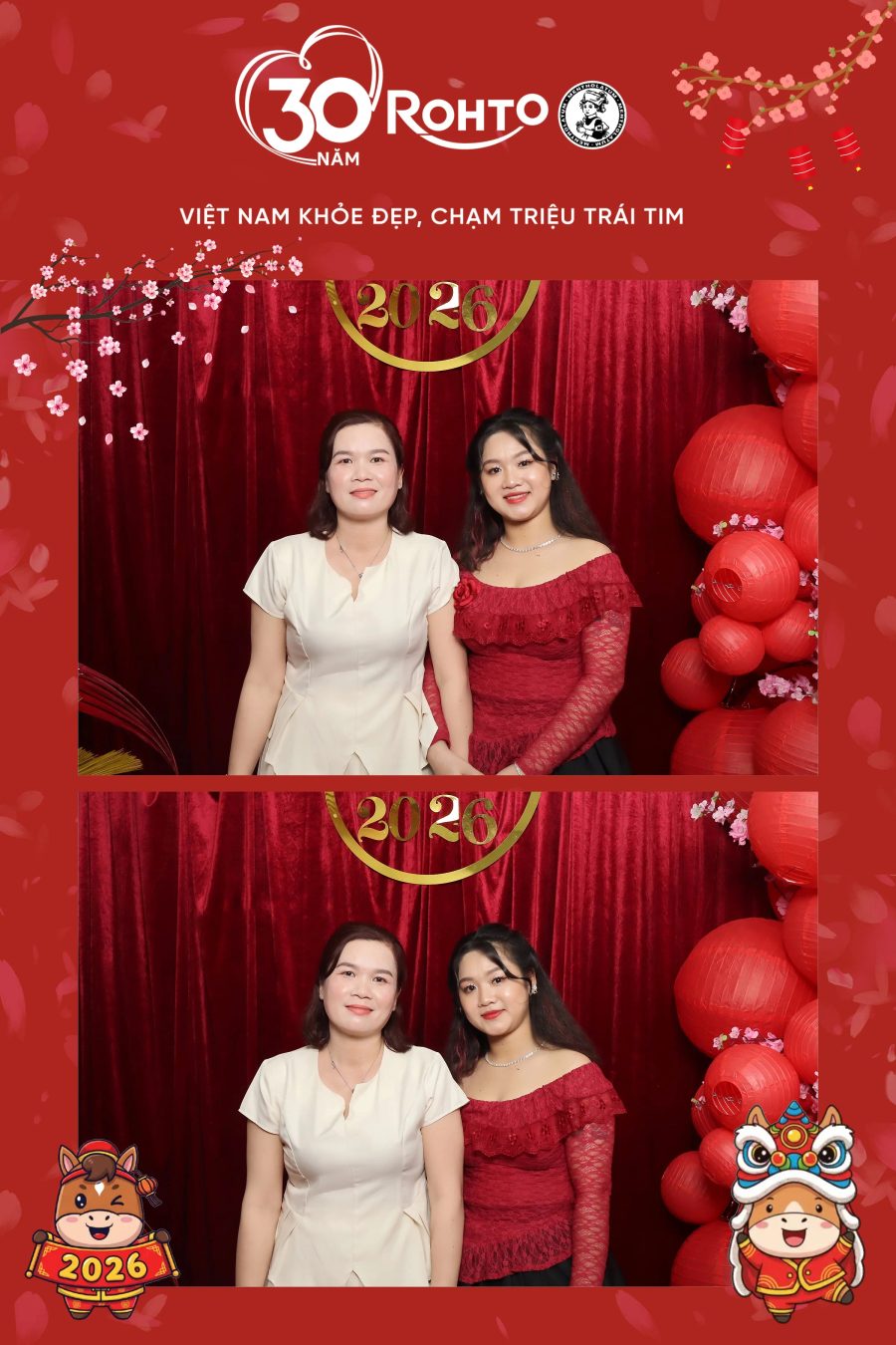Rohto Vietnam Year-end Party with Chupbox Photobooth