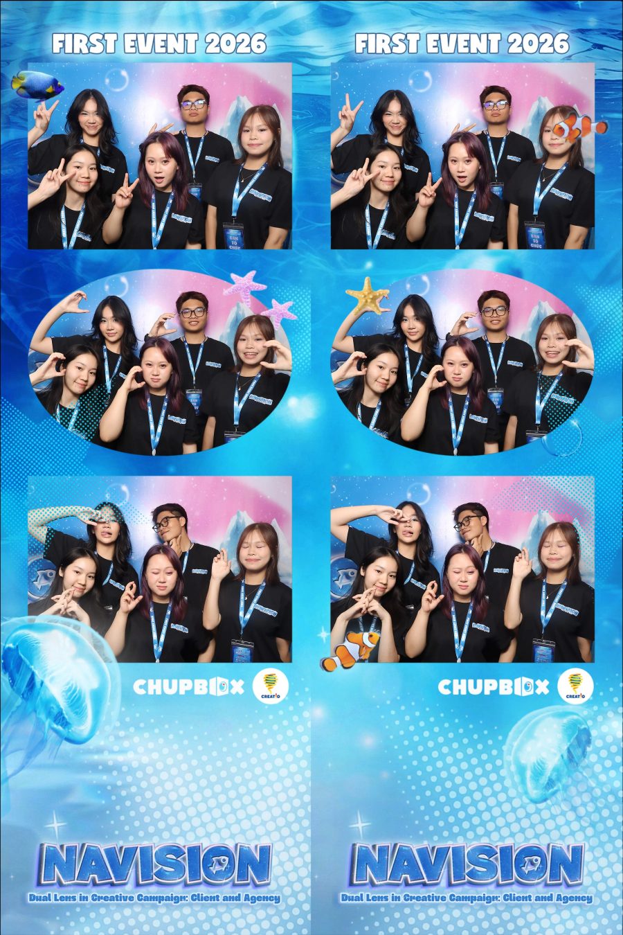 Chupbox Photobooth Photo at FIRST EVENT 2026 of Marketing Club Creatio