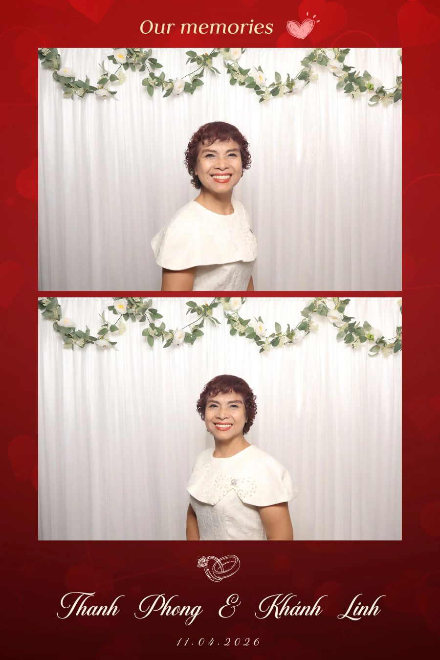 Chupbox Photobooth for Phong & Linh Wedding at Luxury Palace