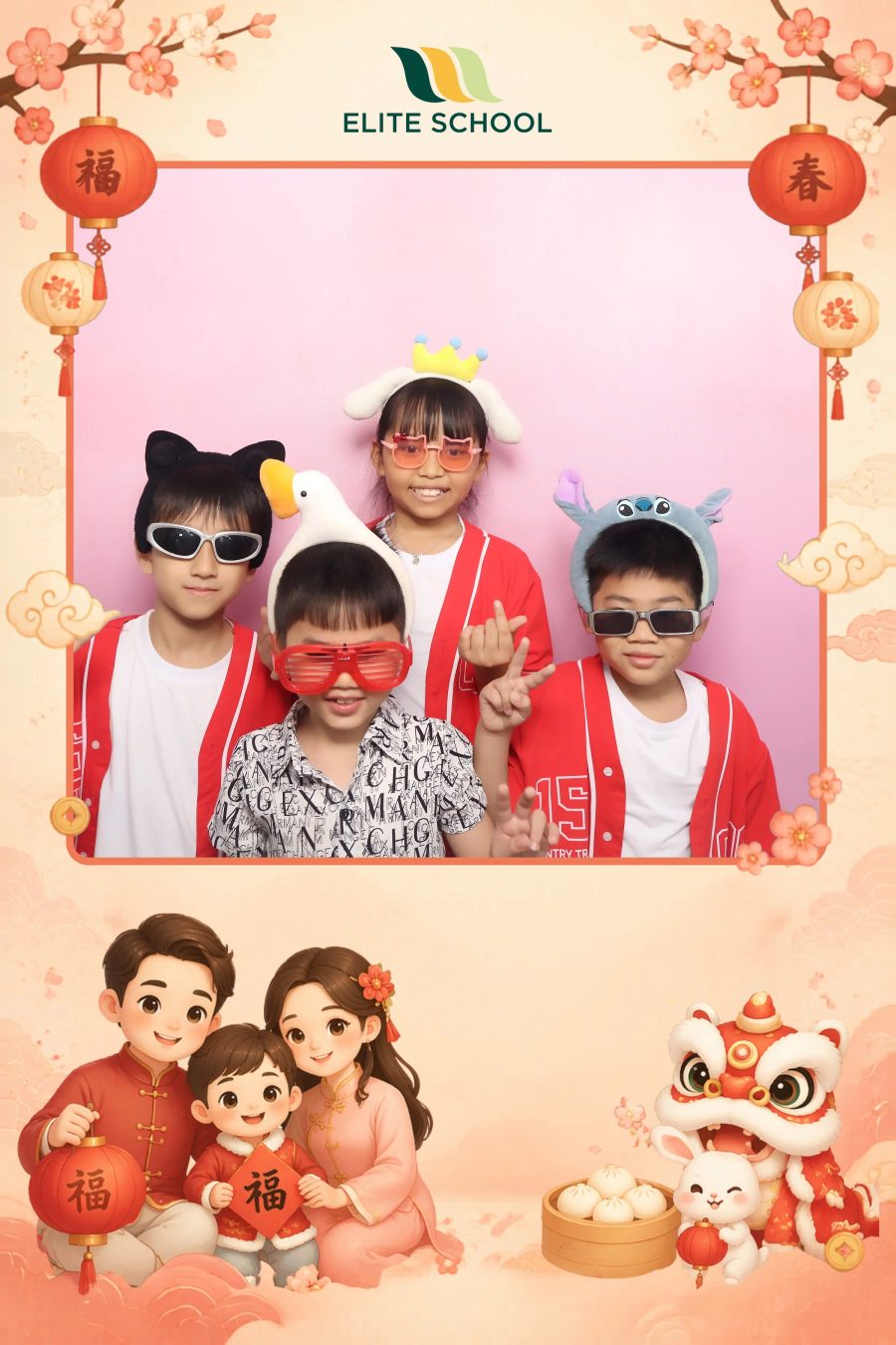 Chupbox Photobooth for Family day at Elite School Binh Duong