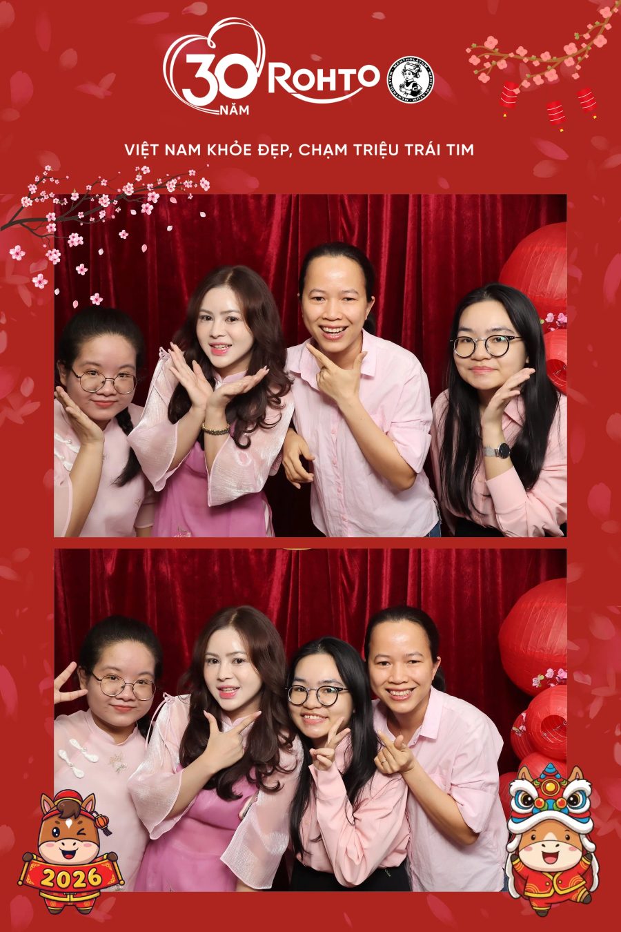 Rohto Vietnam Year-end Party with Chupbox Photobooth