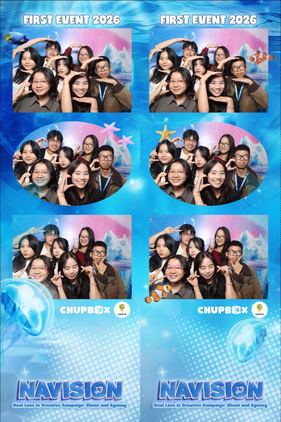 Chupbox Photobooth Photo at FIRST EVENT 2026 of Marketing Club Creatio