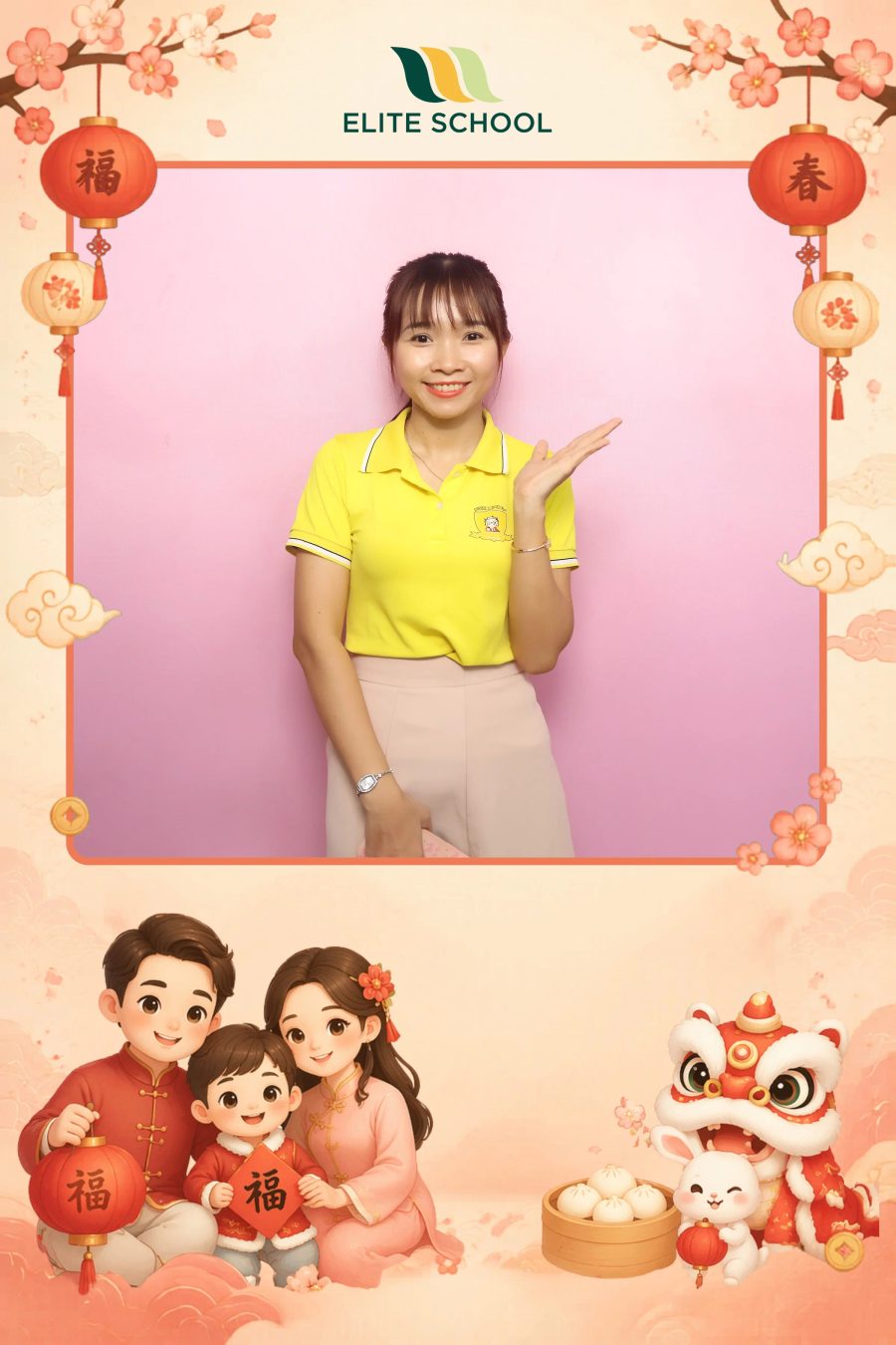 Chupbox Photobooth for Family day at Elite School Binh Duong
